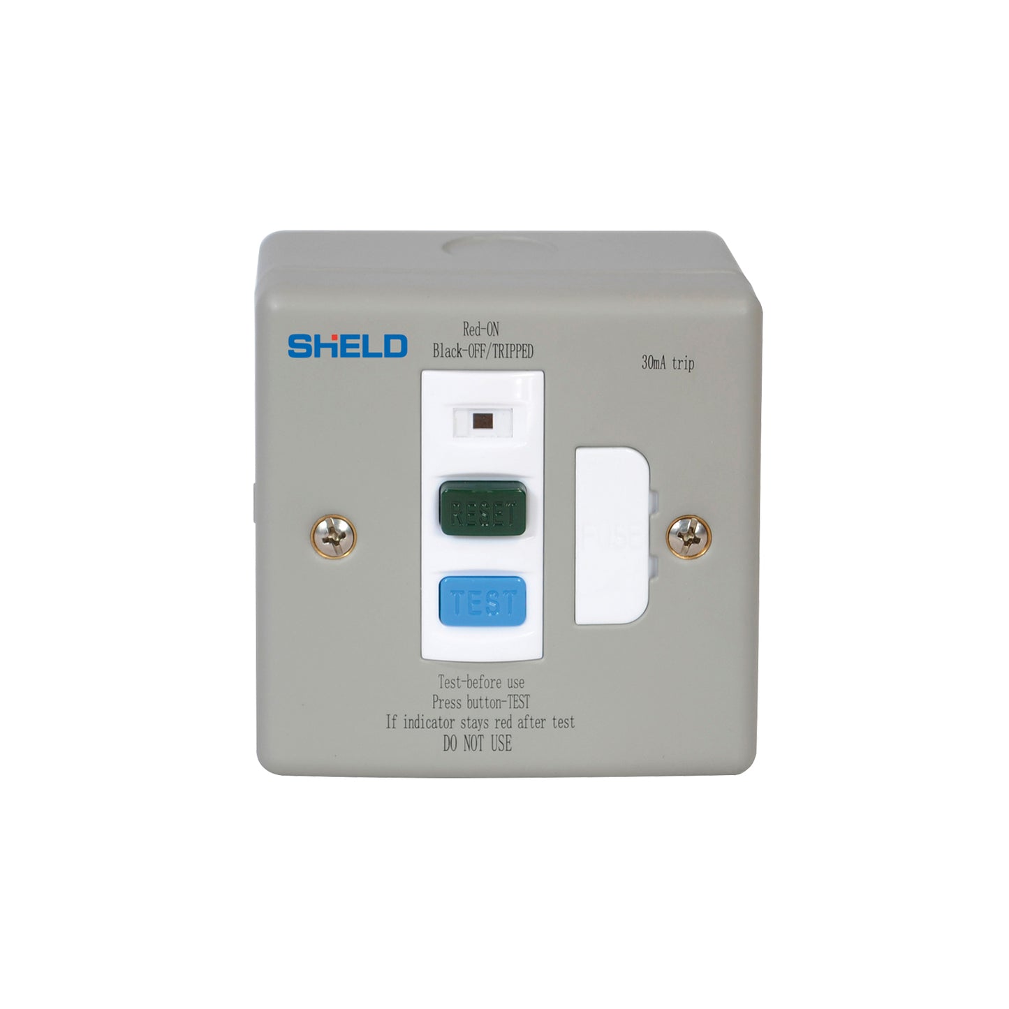 Chint Metal 30mA Type A RCD Fused Spur SNE3-1130FS