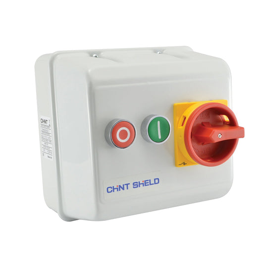 Chint IP55 18A 7.5kW 415V Metalclad Direct Online Starter DOL with Isolator SQ4-7.5P/IS-415V