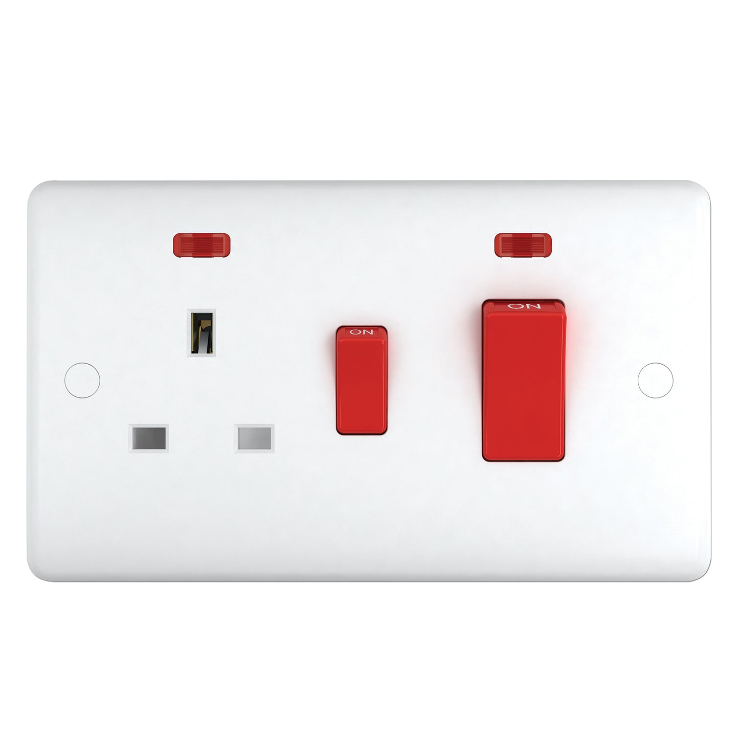 Chint Studio Range 45A Cooker Control Unit with Neon ST1346