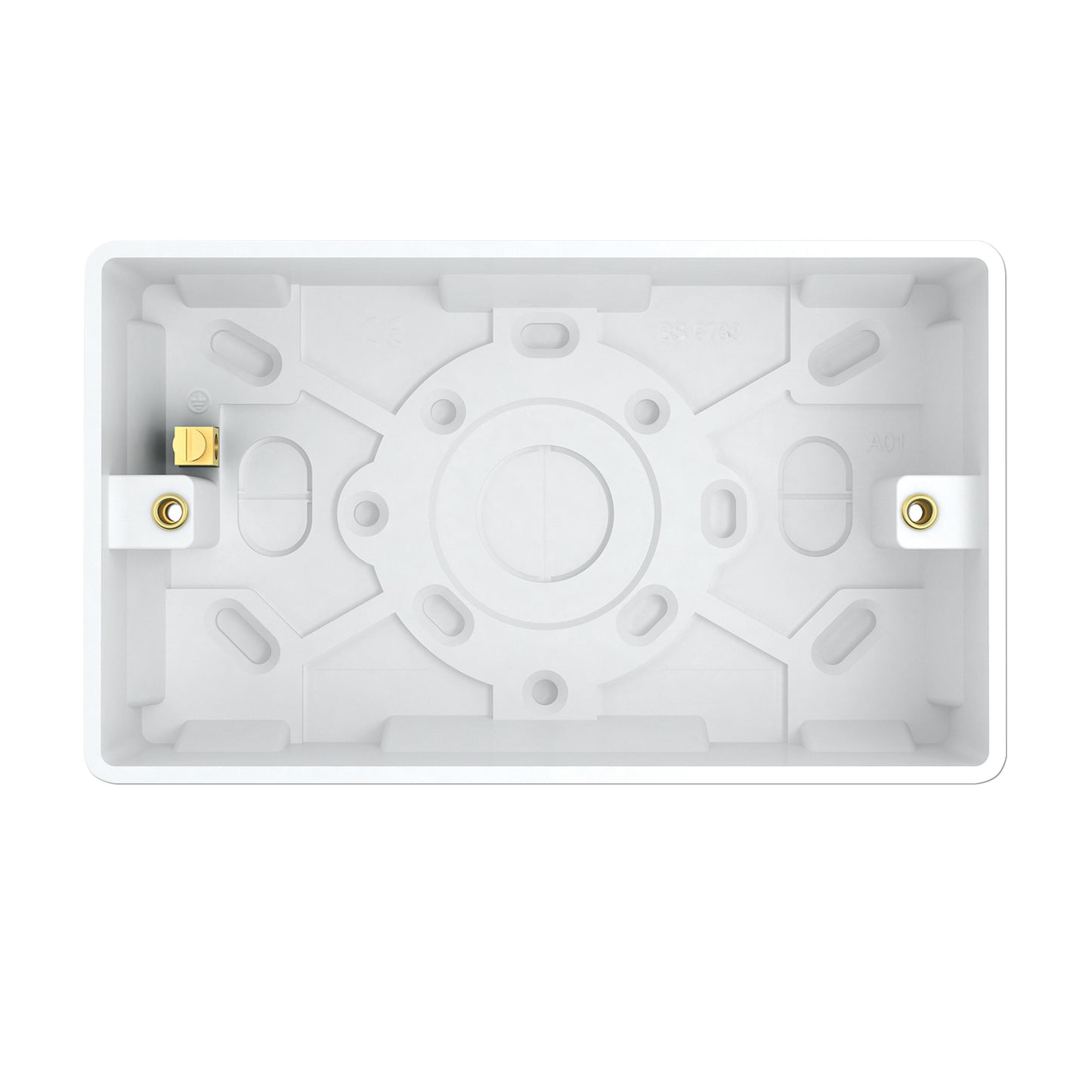Chint Studio Range 25mm Double Pattress Back Box SV4022