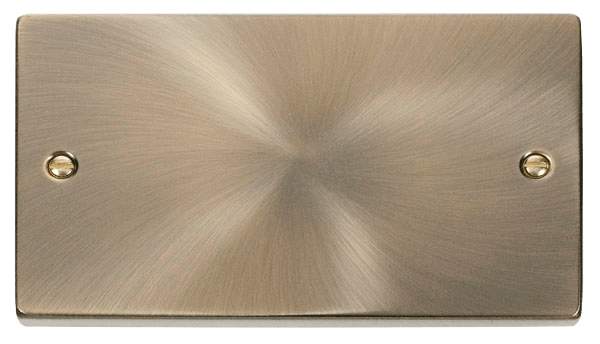 Click Deco 2 Gang Blank Plate VPxx061