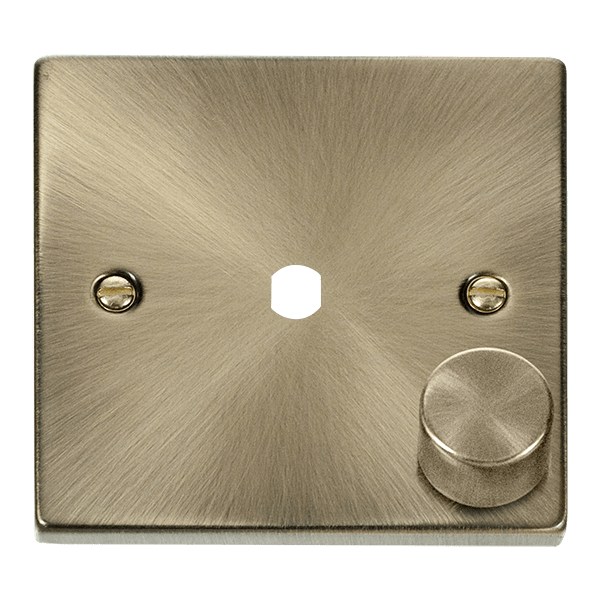 Click Deco 1 Gang Unfurnished Dimmer Plate & Knob VPxx140PL