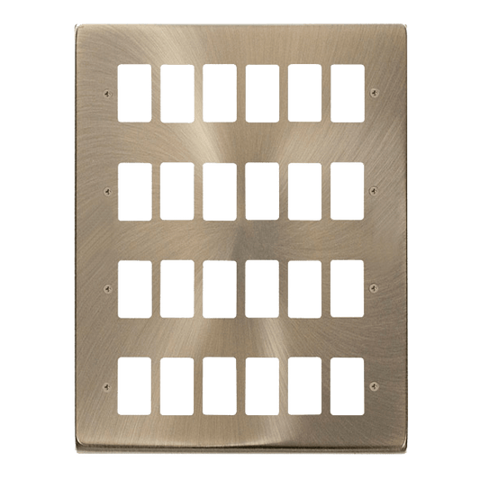 Click Deco Grid Pro 24 Gang Frontplate VPxx20524