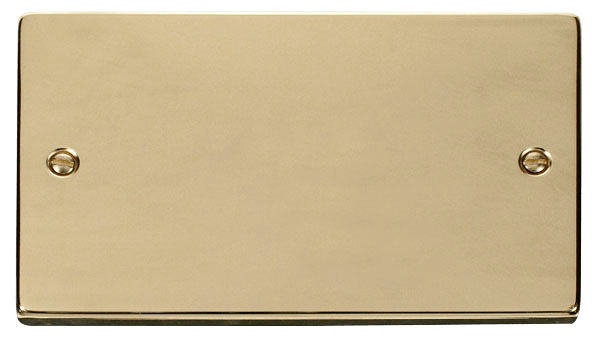 Click Deco 2 Gang Blank Plate VPxx061