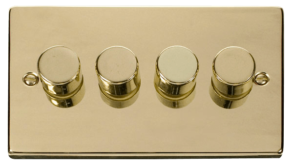 Click Deco 4 Gang 2 Way 100W LED Dimmer Switch VPxx164