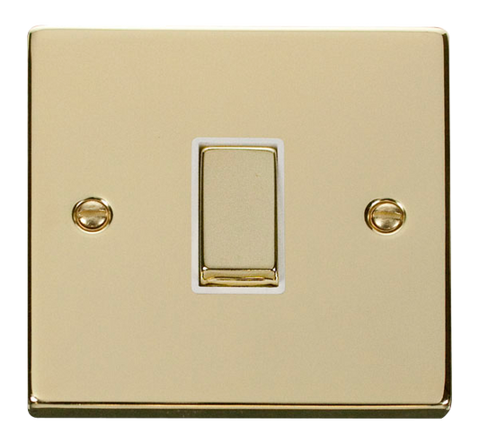 Click Deco 10AX 1 Gang 2 Way Switch White Inserts VPxx411WH