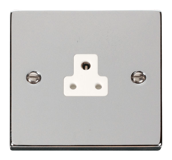 Click Deco 2A Round Pin Socket White Inserts VPxx039WH