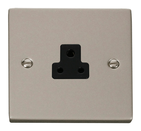 Click Deco 2A Round Pin Socket Black Inserts VPxx039BK
