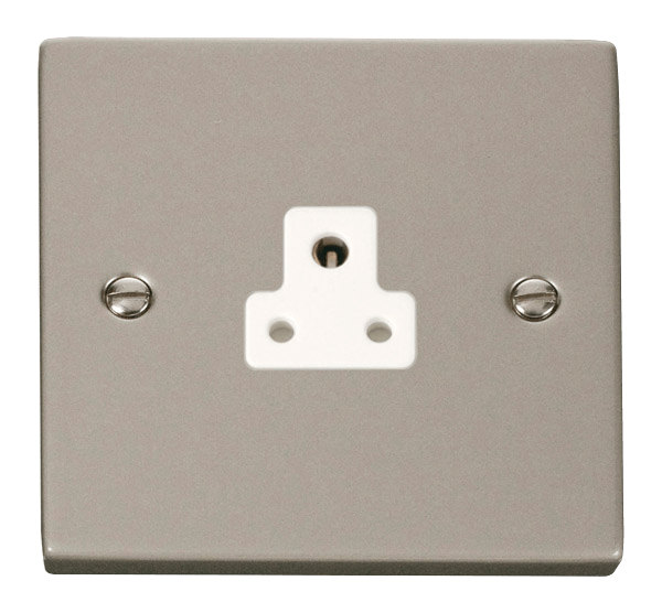 Click Deco 2A Round Pin Socket White Inserts VPxx039WH