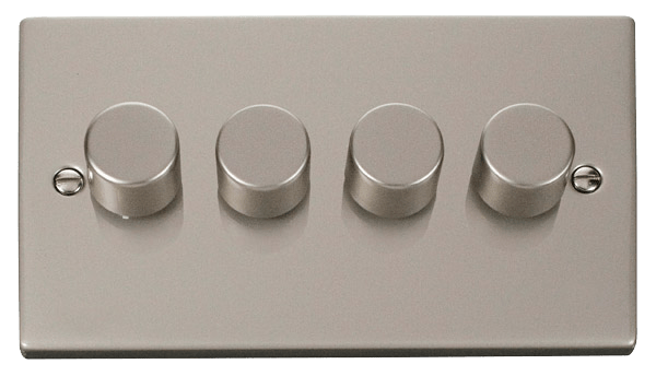 Click Deco 4 Gang 2 Way 100W LED Dimmer Switch VPxx164