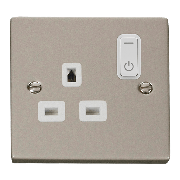 Click Smart Plus Deco 13A 1 Gang Zigbee Switched Socket White Inserts VPxx30535WH