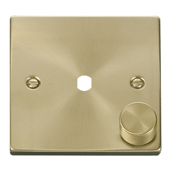 Click Deco 1 Gang Unfurnished Dimmer Plate & Knob VPxx140PL