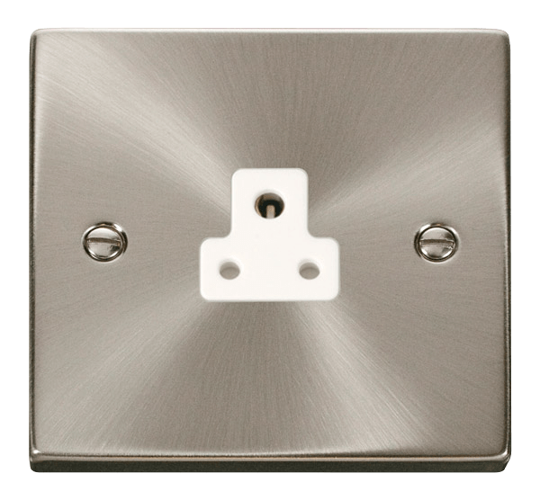 Click Deco 2A Round Pin Socket White Inserts VPxx039WH