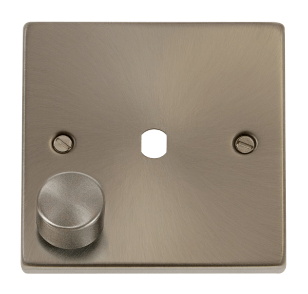 Click Deco 1 Gang Unfurnished Dimmer Plate & Knob VPxx140PL