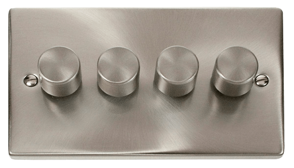 Click Deco 4 Gang 2 Way 100W LED Dimmer Switch VPxx164