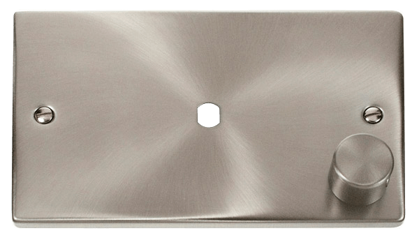 Click Deco 1 Gang Unfurnished Dimmer Double Plate & Knob VPxx185