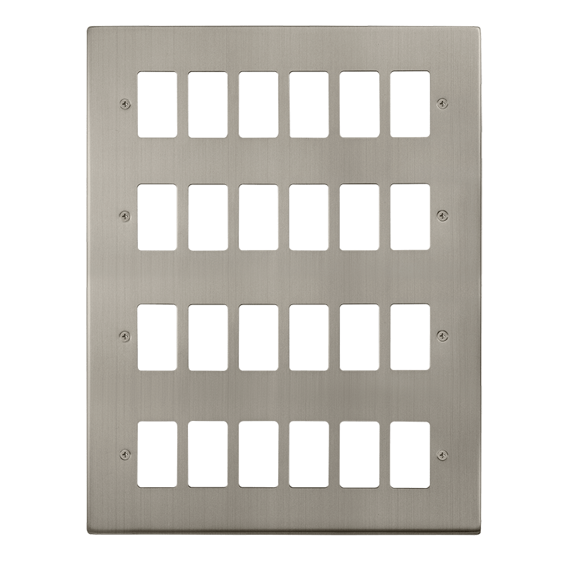 Click Deco Grid Pro 24 Gang Frontplate VPxx20524