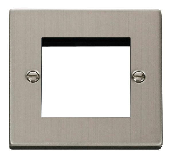 Click Deco New Media 1 Gang Plate Twin Aperture VPxx311