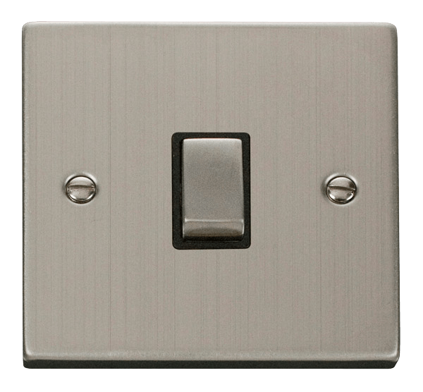 Click Deco 20A DP Switch Black Inserts VPxx722BK