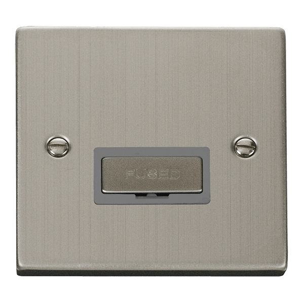 Click Deco 13A Fused Spur Connection Unit Grey Inserts VPxx750GY
