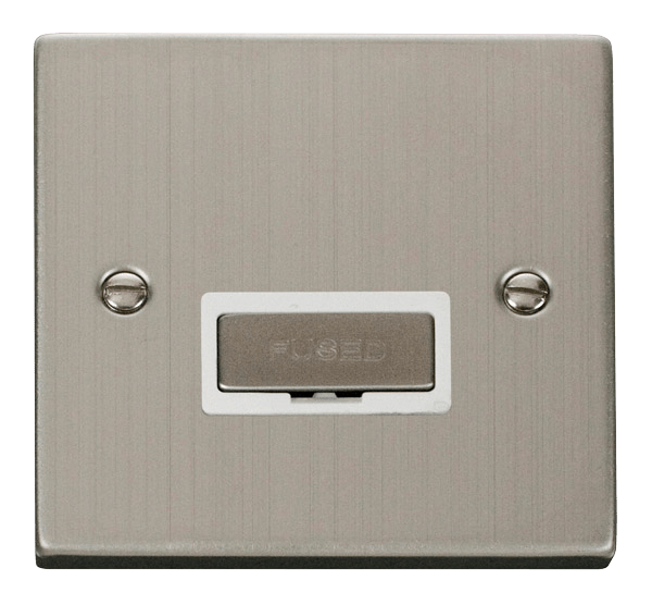 Click Deco 13A Fused Spur Connection Unit White Inserts VPxx750WH