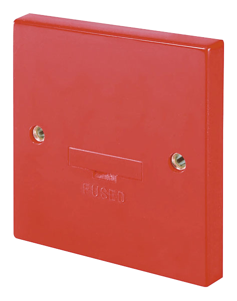 Click Essentials 3A Red Fused Spur Connection Unit WA049RD