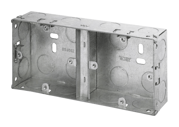 Click Essentials 1+1 Dual 35mm Metal Back Box WA099
