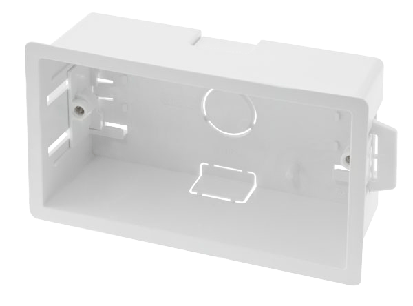 Click Essentials 2 Gang 47mm Dry Lining Back Box WA107P