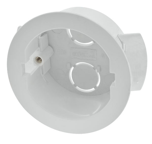 Click Essentials Round Ceiling 34mm Dry Lining Back Box WA108P