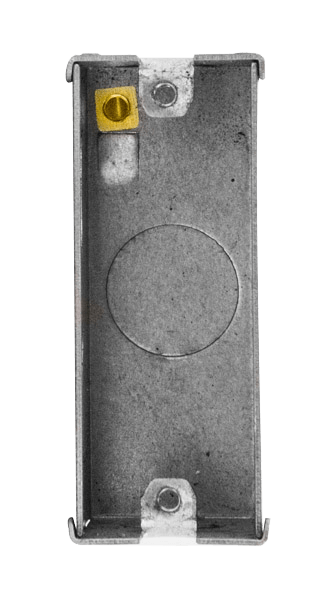 Click Essentials 1 Gang 25mm Architrave Metal Back Box WA671