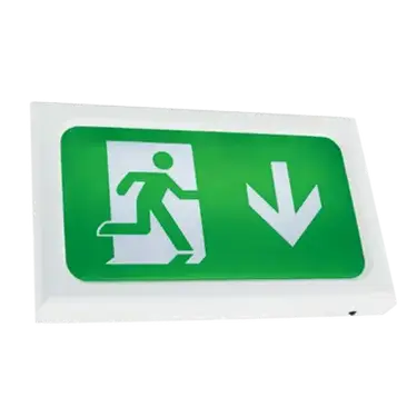 Ansell Encore Exit Box Maintained / Non-Maintained Lithium Self Test Emergency White AENC/1/W/ST