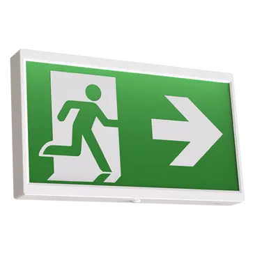 Ansell EndLED Lithium Exit Sign Maintained / Non-Maintained Self Test Emergency White AENLED/LI/3M/ST