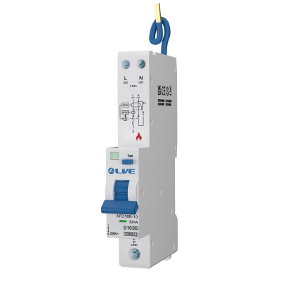 Live Electrical 32A 30mA Type A 1P+N 10kA B Curve AFDD with RCBO AFD32B-10