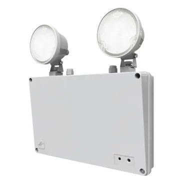 Ansell Raptor IP20 LED Twin Spot Non-Maintained Self Test Emergency White ARAPLED/3NM/1