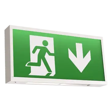 Ansell Watchman Lithium Exit Box Maintained / Non-Maintained Emergency White AWAT/1