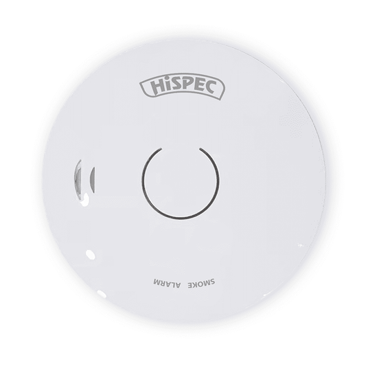 Hispec Battery Operated Smoke Detector Powered by a 10 Year Battery HSA/BP/10