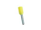 1.0mm x 8.0mm German Yellow Bootlace Ferrules Cord End