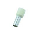 16.0mm x 12mm French Ivory Bootlace Ferrules Cord End