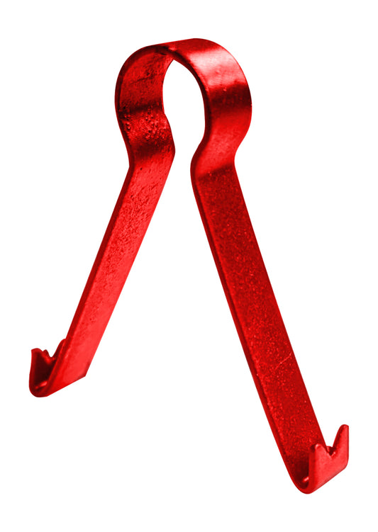 6-9mm Metal Red Knock In Cable Clips 50 Pack