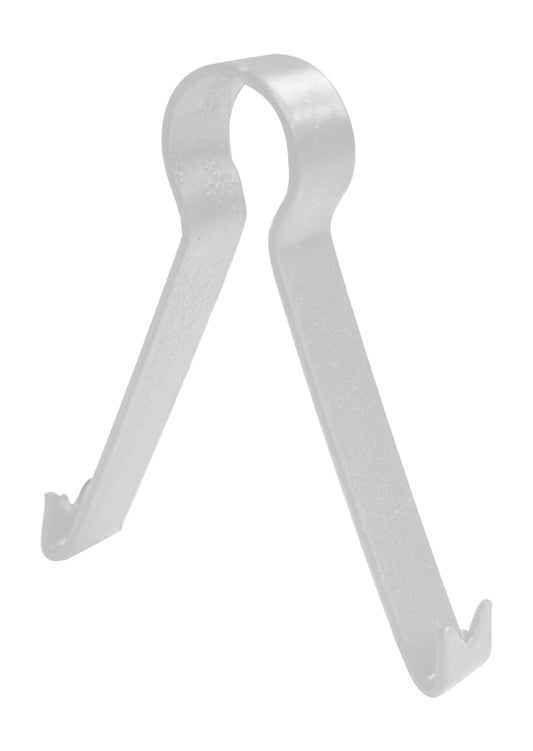 6-9mm Metal White Knock In Cable Clips 50 Pack
