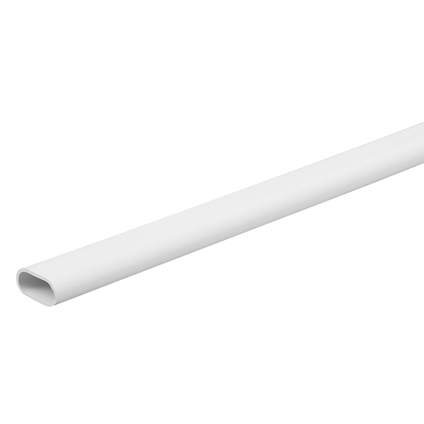 Bendex 16mm x 10mm White Oval Conduit 3 Metre Length OC16WH