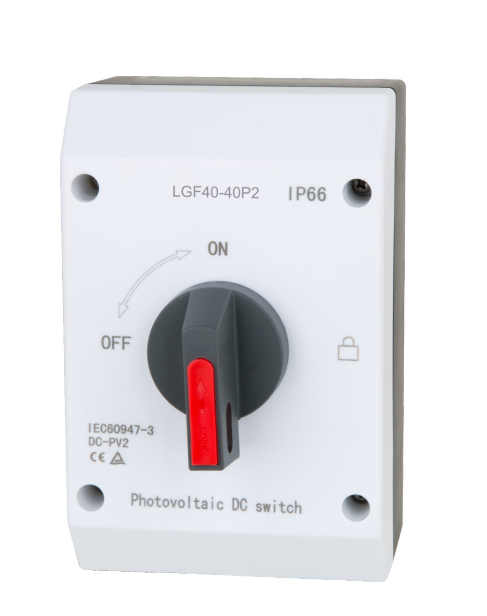 Live Electrical 4 Pole 10A IP66 Photovoltaic DC Switch LGF40-10P2