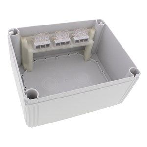 Wiska COMBI 1610/3 with 3 Pole Terminal IP66 PLAIN SIDED Junction Box