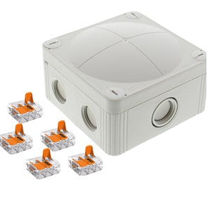 Wiska COMBI 407 with 5 x Wago 221 Terminals IP66 Junction Box