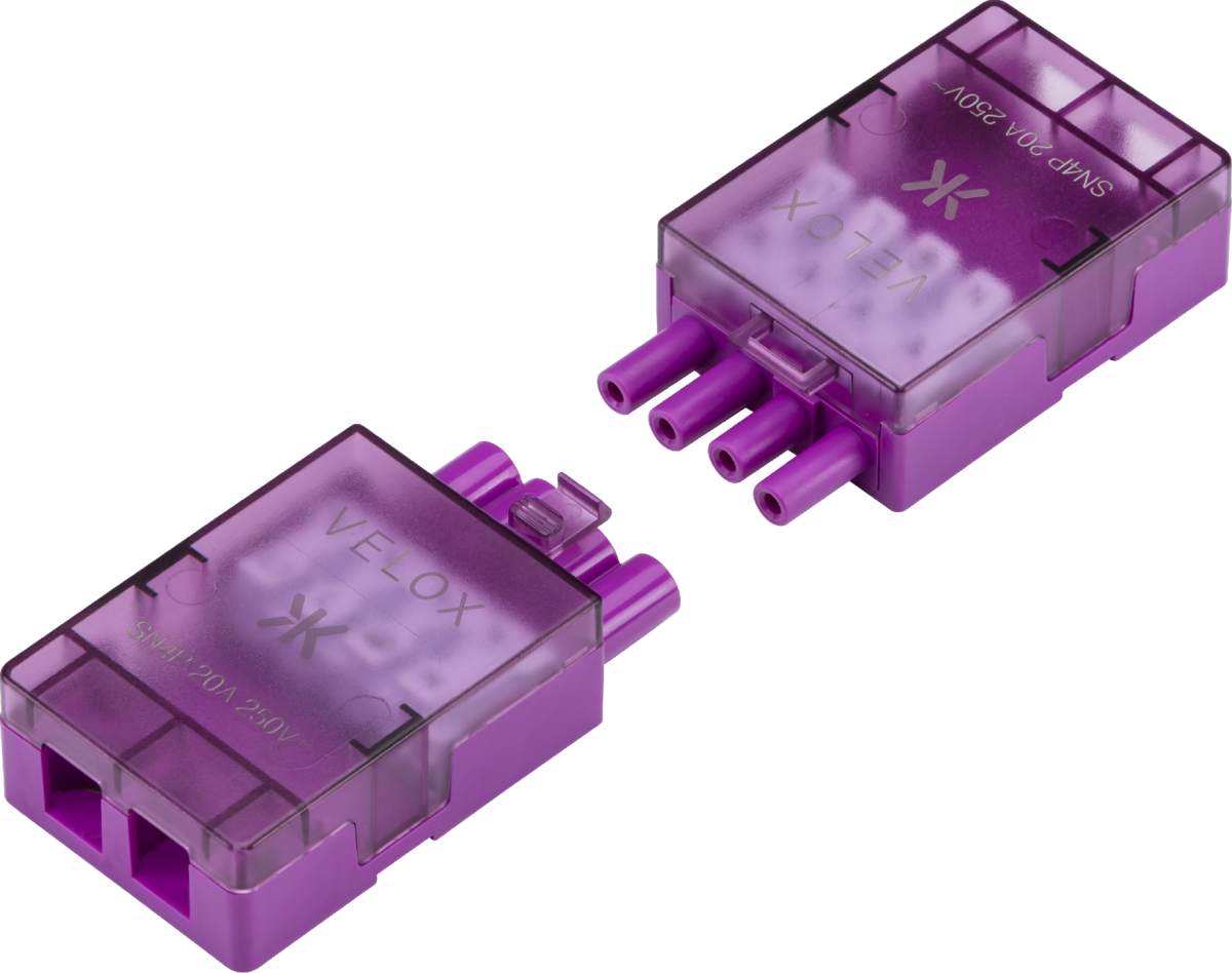 Knightsbridge Velox 20A 4 Pin Lighting Connector SN4P