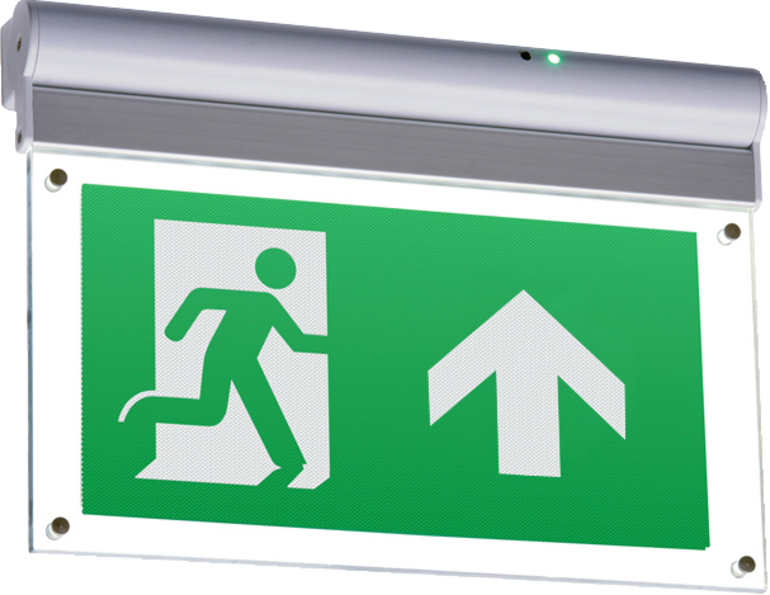 Knightsbridge IP20 Wall or Ceiling Mounted LED Emergency Exit Sign EMEXITL