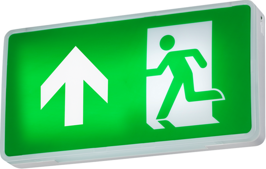 Knightsbridge IP20 4W LED Emergency Exit Sign Self-Test EMRNSTL