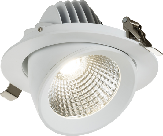 Knightsbridge SARA IP20 30/35/40W Tri Wattage & CCT LED DALI Scoop Downlight SA3040CDALI