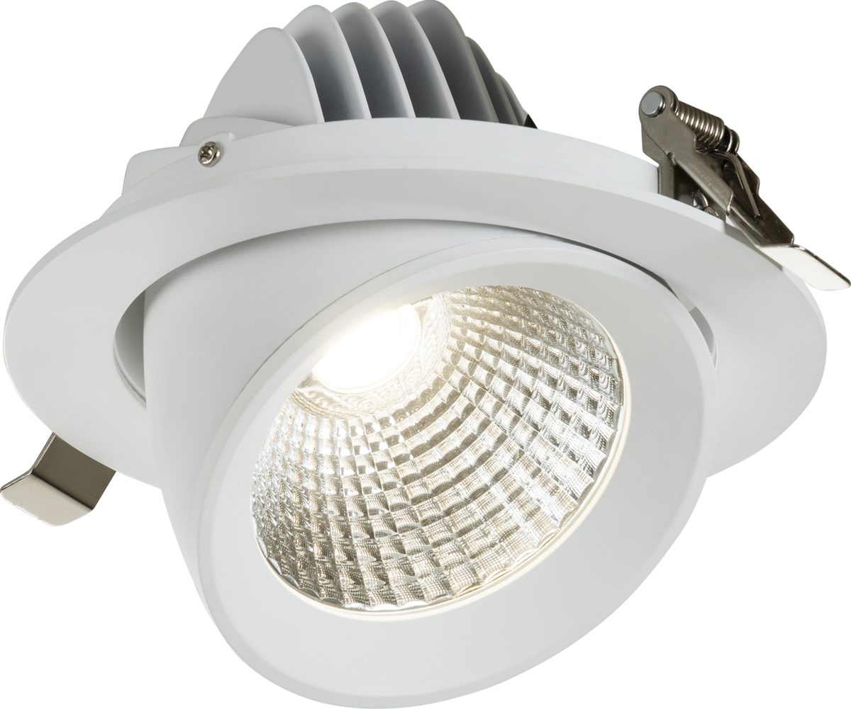 Knightsbridge SARA IP20 15/20/25W Tri Wattage & CCT LED DALI Scoop Downlight SA1525CDALI