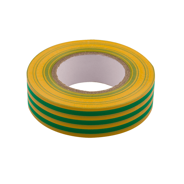 Unicrimp Q-Crimp 33M x 19mm PVC Green/Yellow Tape 1933YG